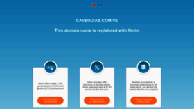 What Caveguias.com.ve website looked like in 2023 (This year)