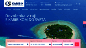 What Cakaribik.sk website looked like in 2023 (This year)