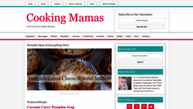 What Cookingmamas.com website looked like in 2023 (This year)