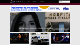 What Cachicha.com website looked like in 2023 (This year)