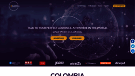 What Colombiaonline.com website looked like in 2023 (This year)