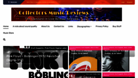 What Collectorsmusicreviews.com website looked like in 2023 (This year)
