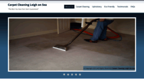 What Carpetcleaningleighonsea.co.uk website looked like in 2023 (This year)