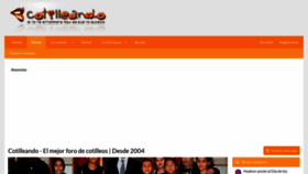 What Cotilleando.com website looked like in 2023 (This year)