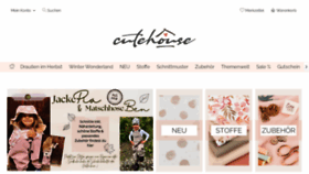 What Cutehouse.de website looked like in 2023 (This year)