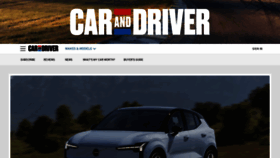 What Caranddriver.com website looked like in 2023 (This year)