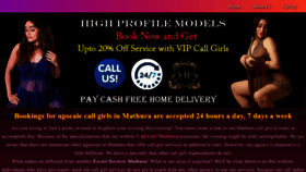 What Callgirlmathura.in website looked like in 2023 (This year)