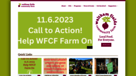 What Communityfarms.org website looked like in 2023 (This year)