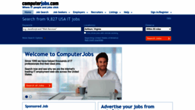 What Computerjobs.com website looked like in 2023 (This year)