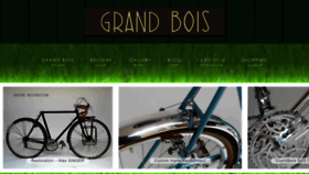 What Cyclesgrandbois.com website looked like in 2023 (This year)