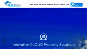 What Cloudpropertysolutions.co.za website looked like in 2023 (This year)