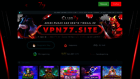 What Club77-rtp.net website looked like in 2023 (This year)