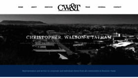 What Cwt.co.za website looked like in 2023 (This year)