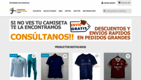 What Camisetasfutbolmania.com website looked like in 2023 (This year)