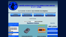 What Citltda.cl website looked like in 2023 (This year)
