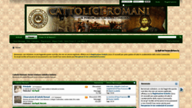 What Cattoliciromani.com website looked like in 2023 (This year)