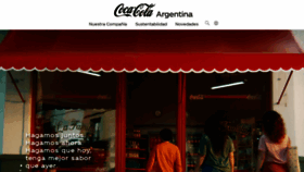 What Cocacoladeargentina.com.ar website looked like in 2023 (This year)