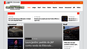 What Claudiotognolli.com.br website looked like in 2023 (This year)