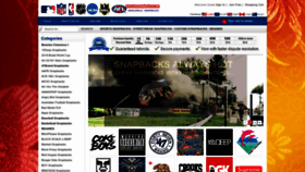 What Cheapsnapbacks.us website looked like in 2023 (This year)
