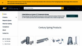 What Centuryspring.com website looked like in 2023 (This year)