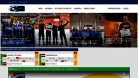 What Curlingchampionstour.org website looked like in 2023 (This year)