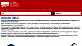 What Cinemadelsilenzio.it website looked like in 2023 (This year)