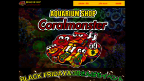 What Coralmonster.net website looked like in 2023 (This year)