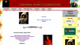 What Cardinalkungfoundation.org website looked like in 2023 (This year)