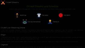 What Cricstream.me website looked like in 2023 (This year)