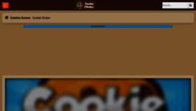 What Cookieclicker2.org website looked like in 2023 (This year)