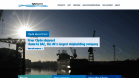 What Clydewaterfront.com website looked like in 2023 (This year)