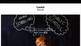 What Comick.io website looked like in 2023 (This year)