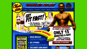 What Charlesatlas.com website looked like in 2023 (This year)
