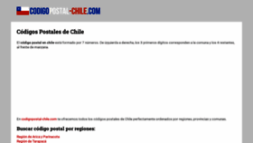 What Codigopostal-chile.com website looked like in 2023 (This year)