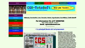 What Cgs-totosoft.it website looked like in 2023 (This year)