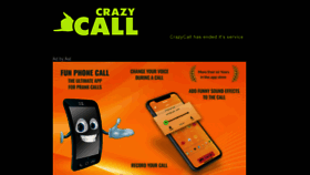 What Crazycall.net website looked like in 2023 (This year)