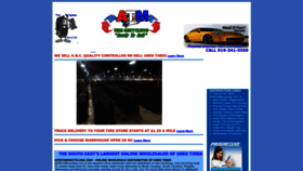 What Carolinausedtires.com website looked like in 2023 (This year)
