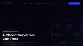 What Cccamteam.com website looked like in 2023 (This year)