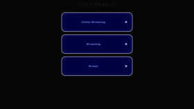 What Cocostream.co website looked like in 2023 (1 year ago)