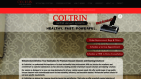 What Coltrinvac.com website looked like in 2023 (This year)