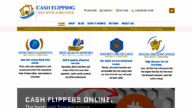 What Cashflippings.com website looked like in 2023 (This year)