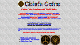 What Chiefacoins.com website looked like in 2023 (This year)