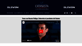 What Catanista.eu website looked like in 2023 (This year)