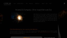 What Citronsound.com website looked like in 2023 (This year)