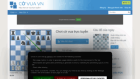 What Covua-vn.com website looked like in 2023 (This year)