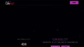 What Cikaslot88.com website looked like in 2023 (This year)