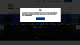 What Connect.sahabatnestle.co.id website looked like in 2023 (This year)