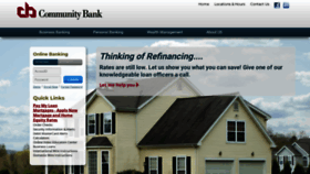 What Communitybank.tv website looked like in 2023 (This year)