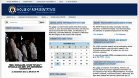 What Congress.gov.ph website looked like in 2023 (This year)