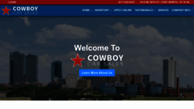 What Cowboycarsales.net website looks like in 2024 